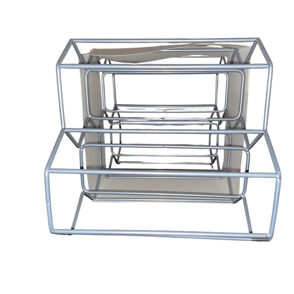 KIRKTON HOUSE NWT 9 Section Wine Rack Honeycomb Design in Chrome - Picture 2 of 2